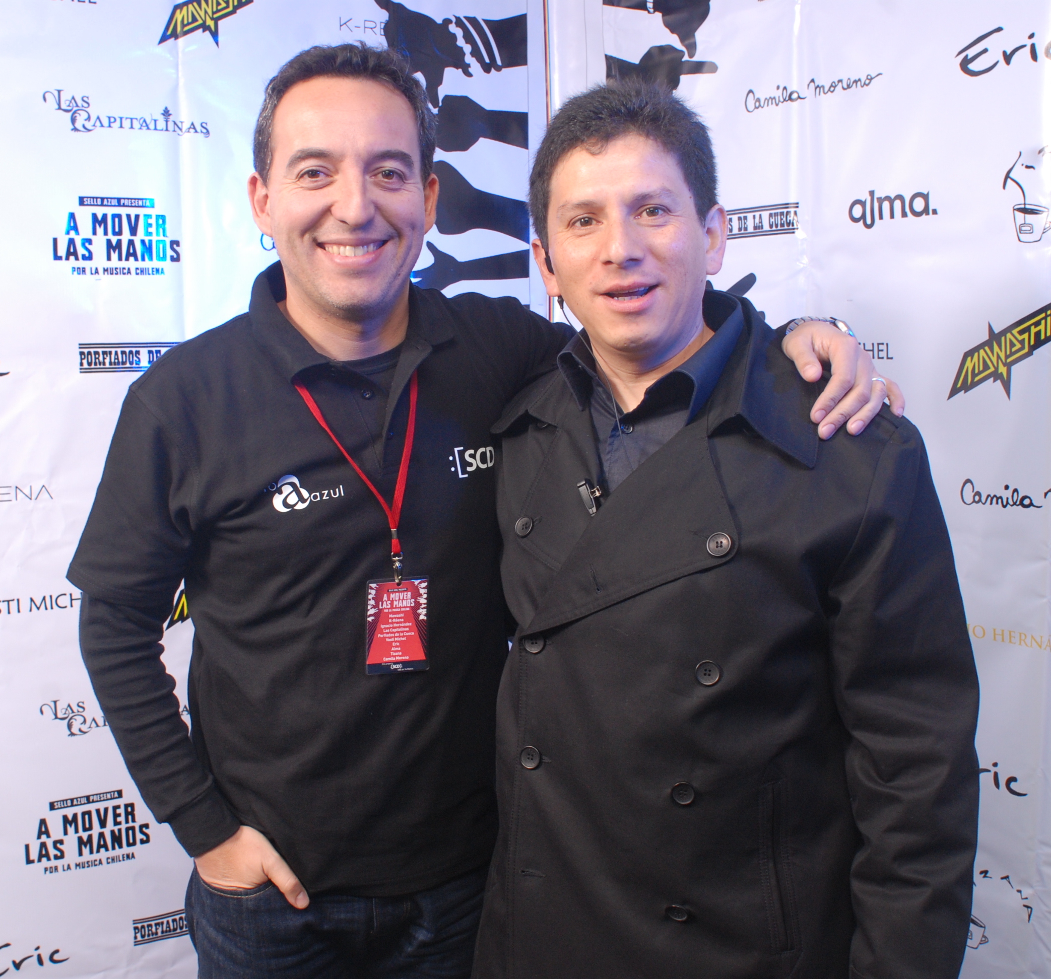 Chalo Gonzalez y Carlos Sello Azul 2009
