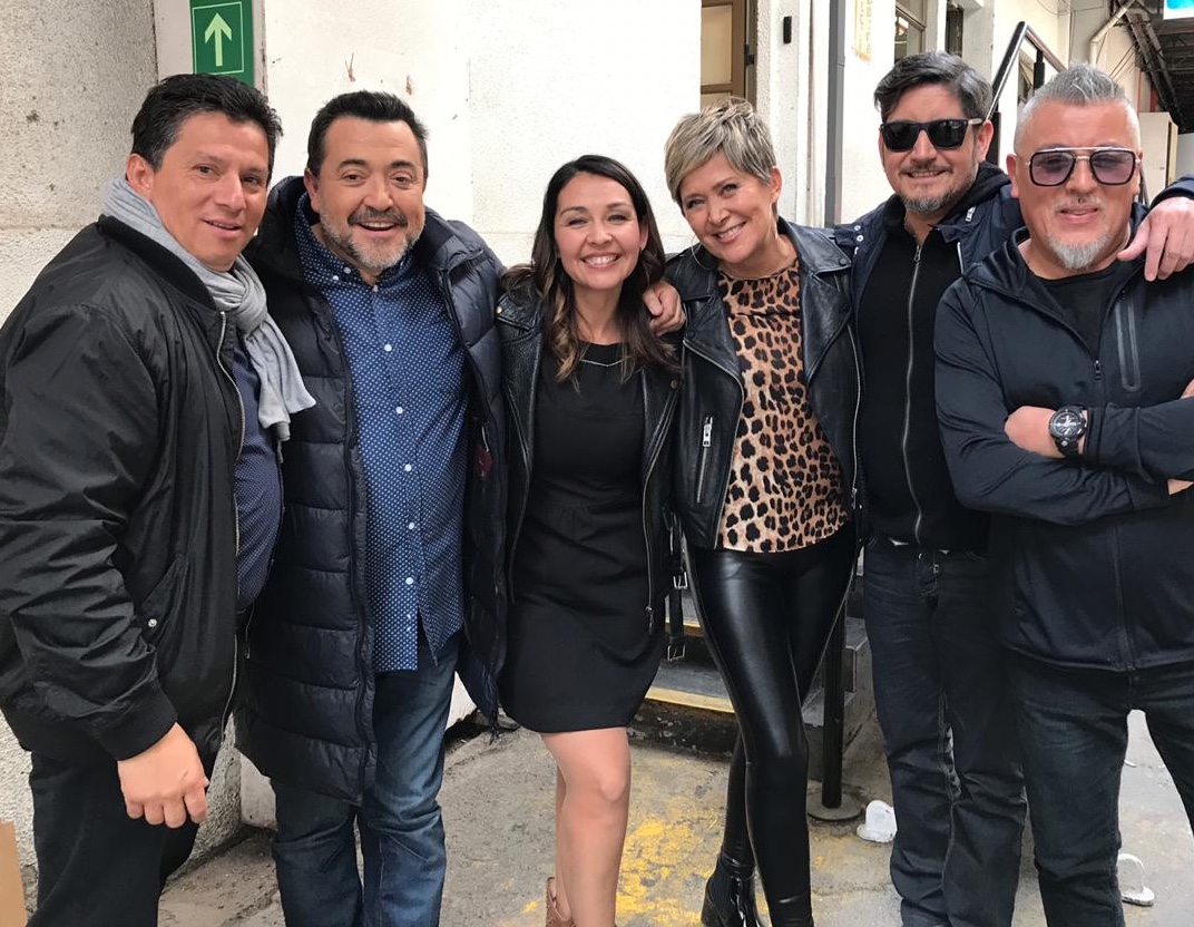 Con Denisse, Andrea, Leo, Luciano y Mauricio post programa en C13